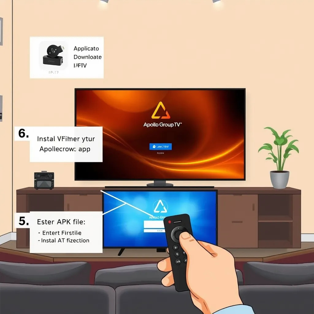 Install Apollo Group TV on Firestick
