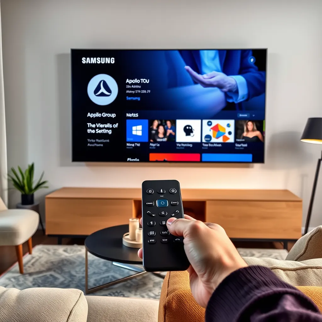 Installing Apollo Group TV on Smart TV